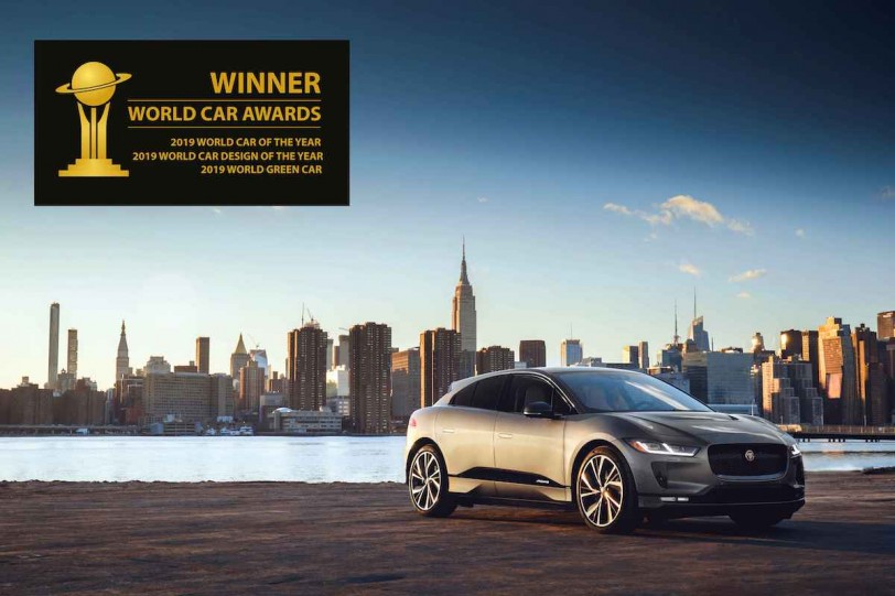 Jaguar I-PACE 橫掃三項指標大獎，World Car Awards 世界風雲車大獎史上最高榮耀 ！