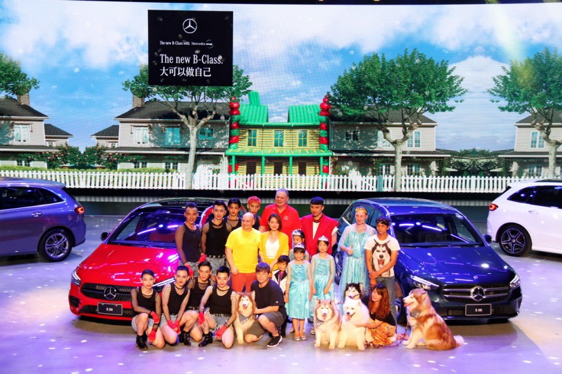 M-Benz B-Class星光上市派對，小S搭多組表演團隊詮釋「大可以做自己」精神