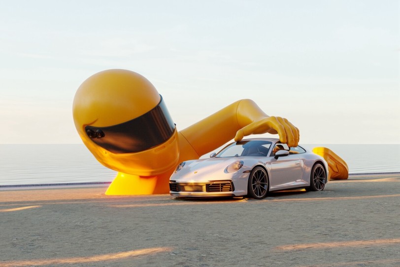 Porsche以「夢想的藝術」展示了超現實的童年夢想