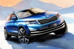 2018北京車展:中國限定款,Skoda Kamiq 入門 SUV 草圖曝光