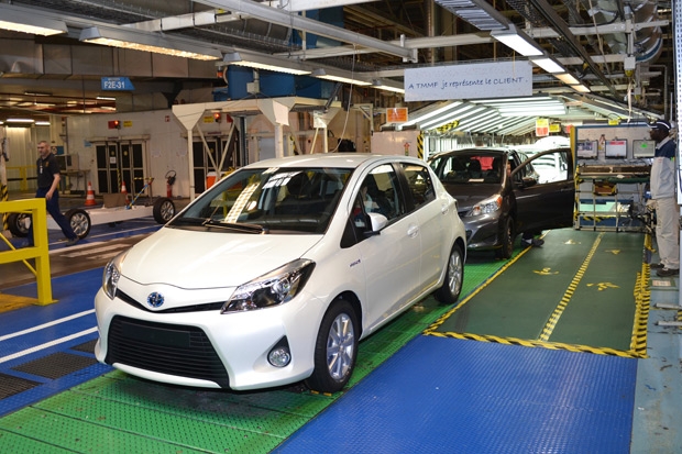法國製第250萬輛Toyota Yaris新車正式下線