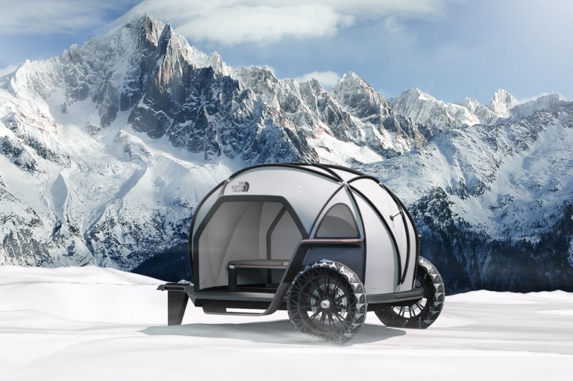 BMW與The North Face合作聯名推出露營概念拖車