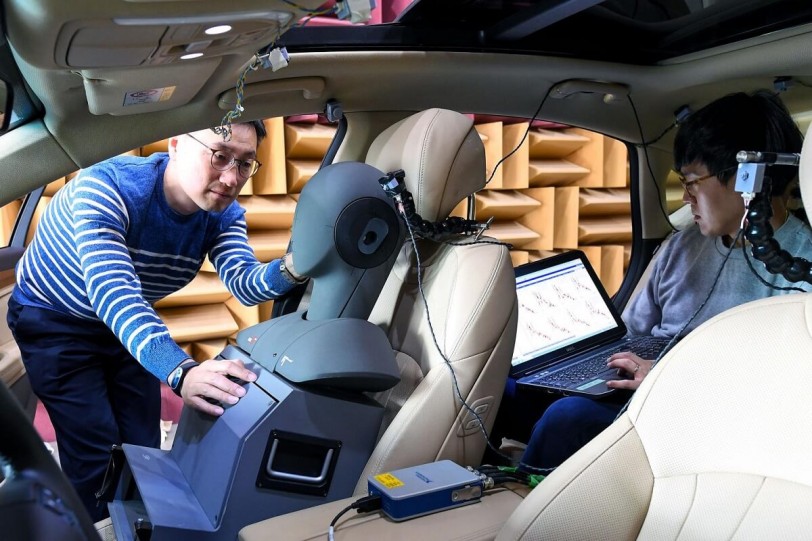 Hyundai汽車集團開發出全球第一套針對道路噪音主動降噪的RANC控制技術