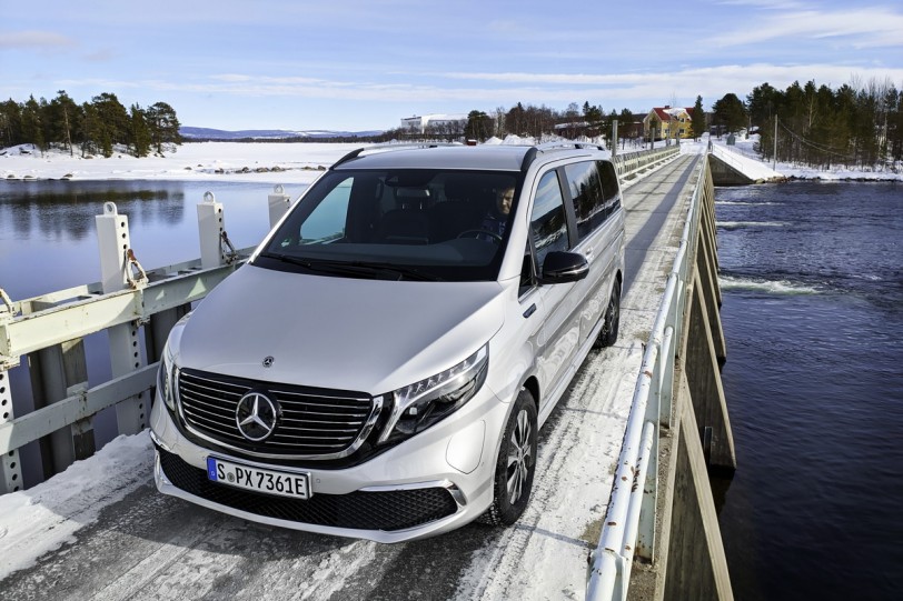 Mercedes-Benz EQV世界初純電豪華MPV極寒測試，為2020下半年上市暖身！