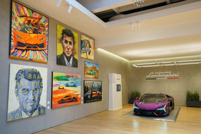 Lamborghini Lounge NYC推出慶祝品牌60週年的藝術創作