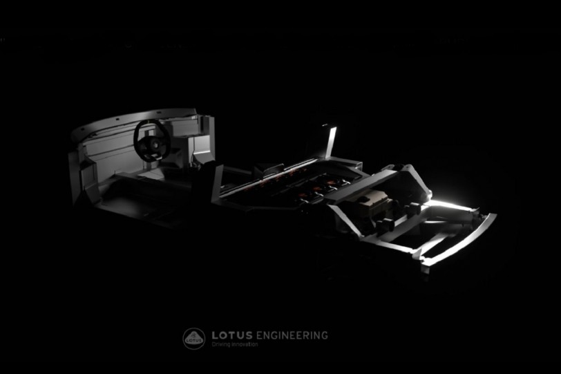 Lotus揭示了下一代電動跑車的開創性平台，共有「平板」與「隆胸」兩種佈局