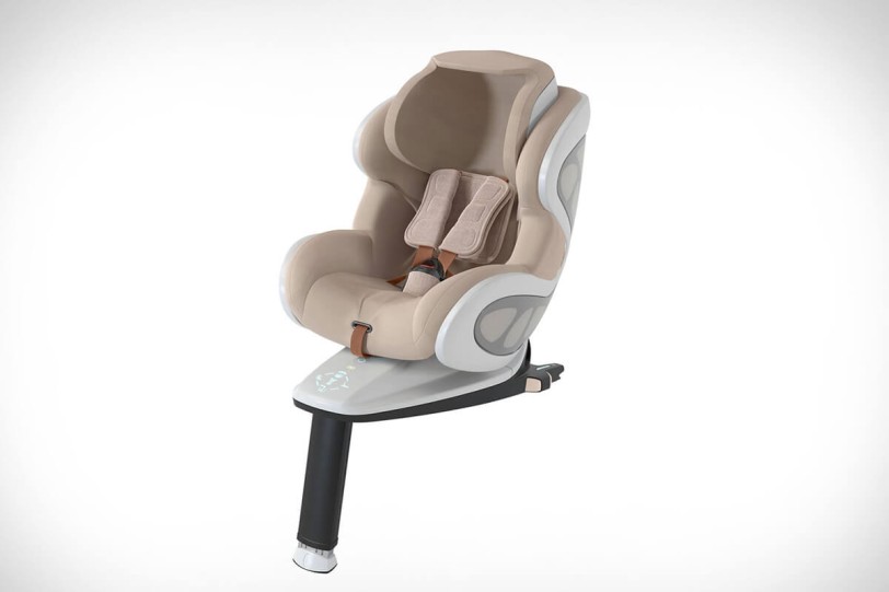 Babyark推出世界上最安全的「軍規」汽車兒童安全座椅，配置加速度感知器與陀螺儀