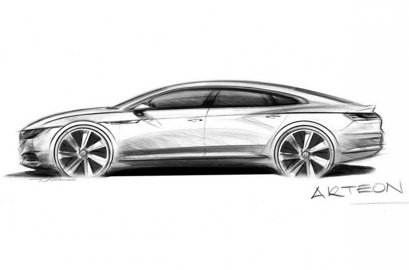 美型四門再次現身，Volkswagen Arteon預約三月日內瓦車展