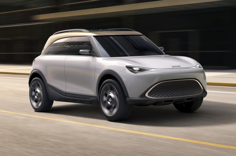 2021 IAA 慕尼黑車展：吉利與 Smart 首款合作成果、Smart Concept #1 電動小型 SUV 亮相！