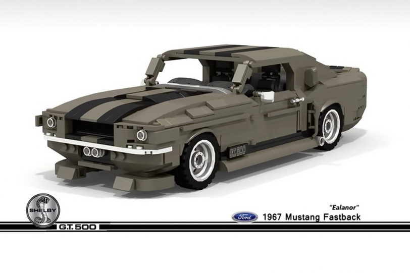 驚天動地200天!! 快來將樂高版1967 Shelby GT 500 Mustang化為現實
