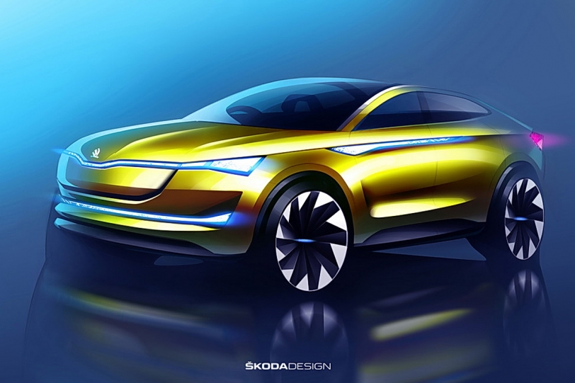 未來移動願景！Skoda首款電動概念車Vision E將登上法蘭克福車展