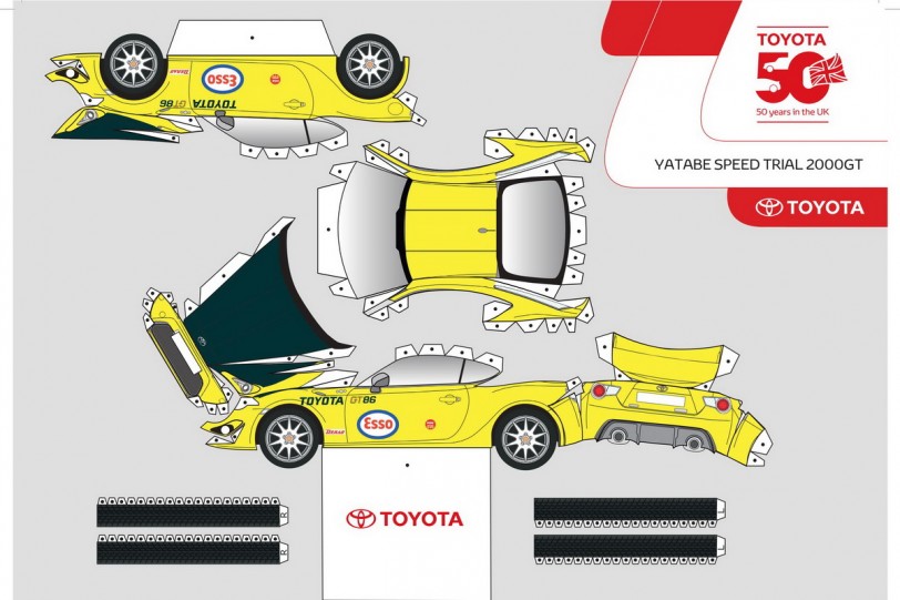 防疫期間少出門，在家作Toyota GT86汽車紙模型打發時間吧！
