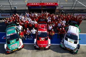 奧地利站囊括冠亞,Audi歡慶勇奪第100場DTM賽事勝利