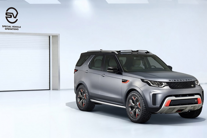 2017法蘭克福車展：期待已久的純越野風格加持 Land Rover Discovery SVX