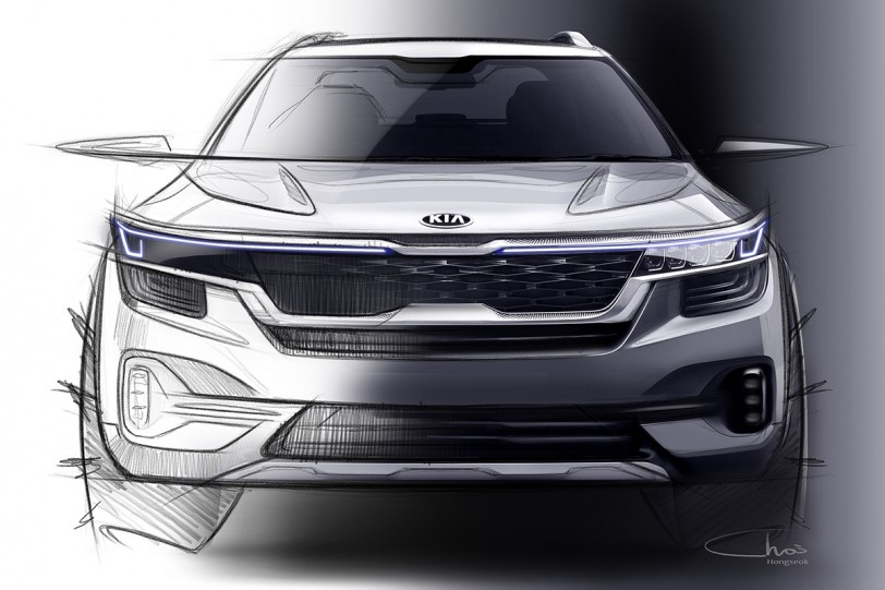 KIA 全新入門級小型SUV SP Signature 設計草圖釋出、即將於下半年正式量產