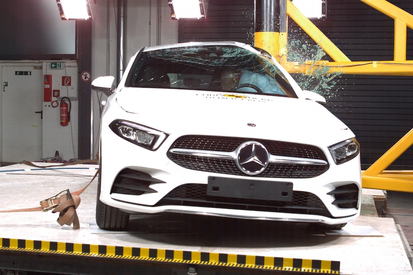 M-Benz新一代A-Class果然了得，獲Euro NCAP五顆星安全認證！(內有影片)