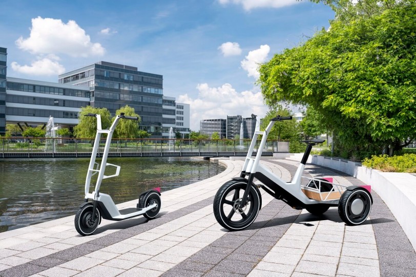 BMW集團推出創新概念的載貨自行車和電動滑板車 但不打算自己生產
