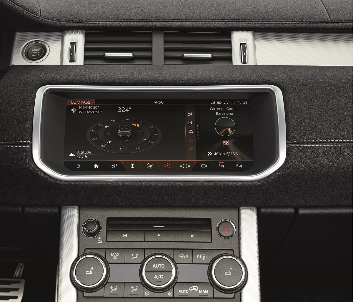 RR Evoque Convertible int cabin 9