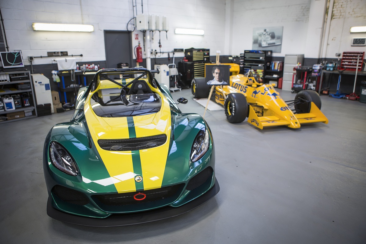 Lotus 3 Eleven and ex Senna 1987 Lotus 99T