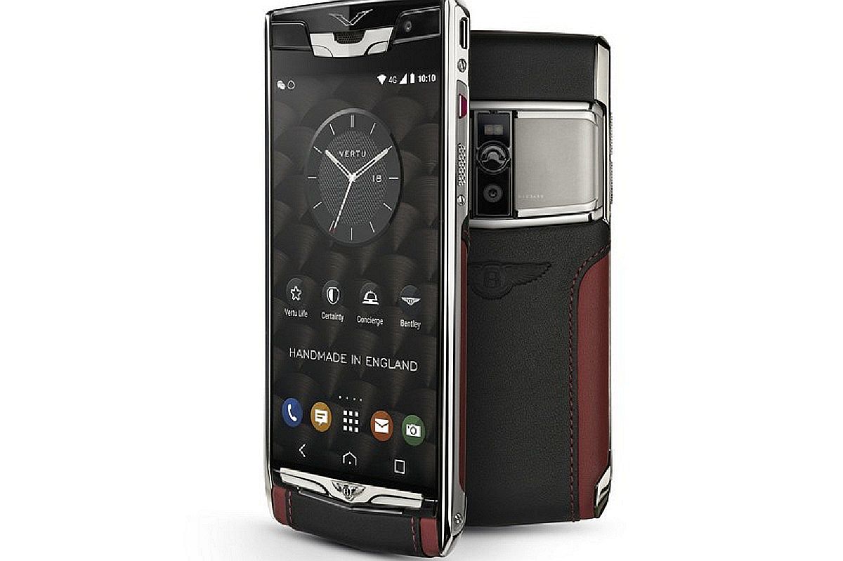 vertu signature touch for bentley smartphone