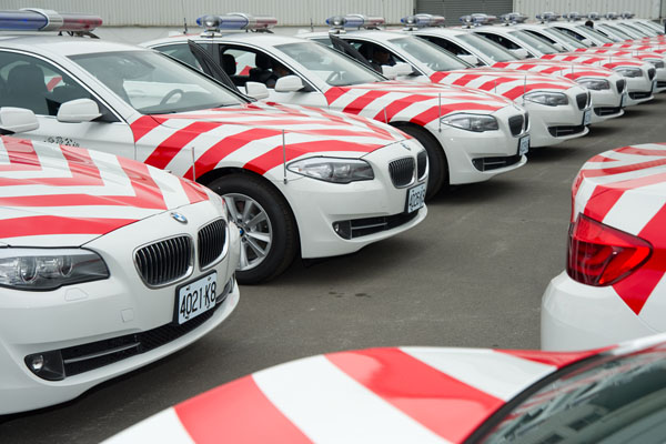 人車事新聞 汎德與警政署舉行 國道公路警察局100年巡邏車交車典禮 Carstuff 人車事