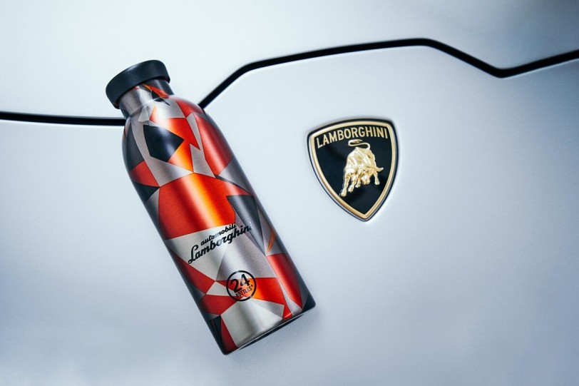 獨特高質感保溫瓶，來自24Bottles和Automobili Lamborghini的共同創作