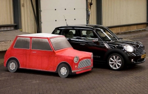 當代Mini不mini，1959 VS.2010身形大對比