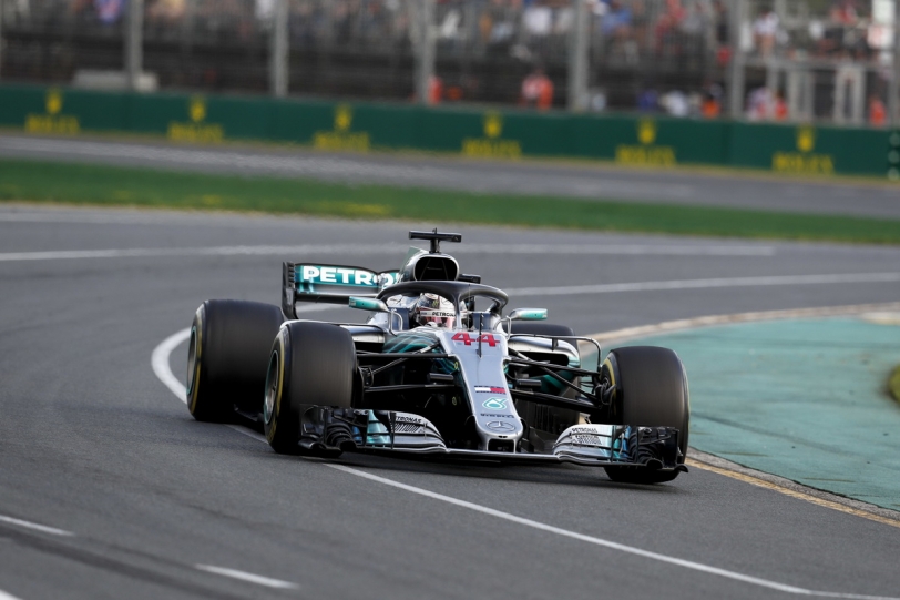 2018 F1賽季開幕，Lewis Hamilton澳洲站以桿位領跑亞軍作收