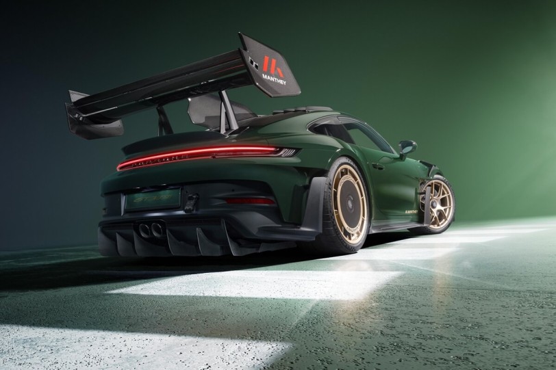 下壓力高達一噸的新款Manthey套件讓Porsche 911 GT3 RS賽道性能大升級