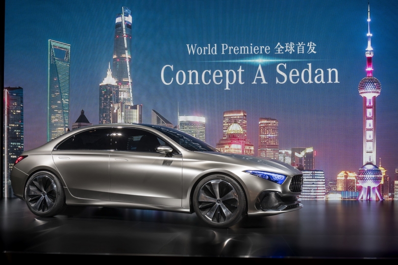 2017上海車展：入門房車預覽！M-Benz Concept A Sedan亮相
