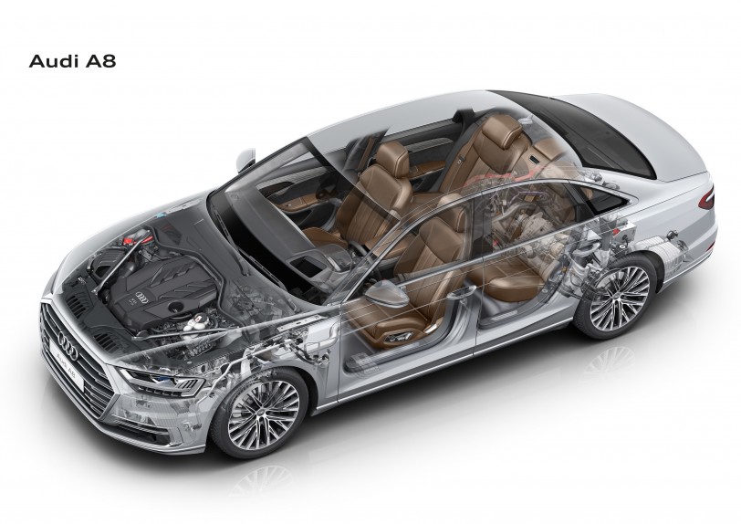 Audi A8 先進 48V 輕型複合動力系統 打造極致駕馭享受