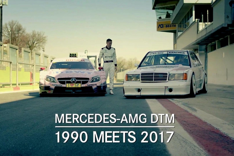 DTM新舊賽車大對決，Mercedes-Benz 190E Evo II對上C63！