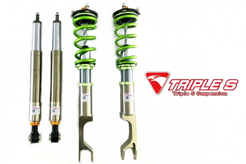 Triple S Suspension 於2018 Taipei AMPA展出倒插避震器組與電動車輕量化彈簧