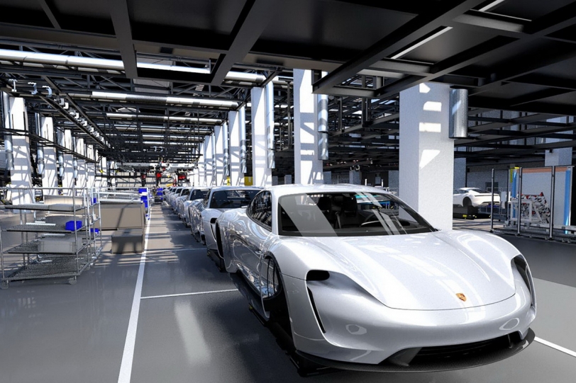 為首款電動車Taycan量產作準備，Porsche德國祖文豪森廠展開前置作業