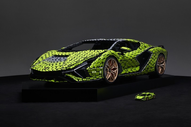 Lamborghini與LEGO合作打造1：1 Sián FKP 37