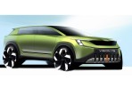 Skoda發佈VISION 7S的首張外觀草圖