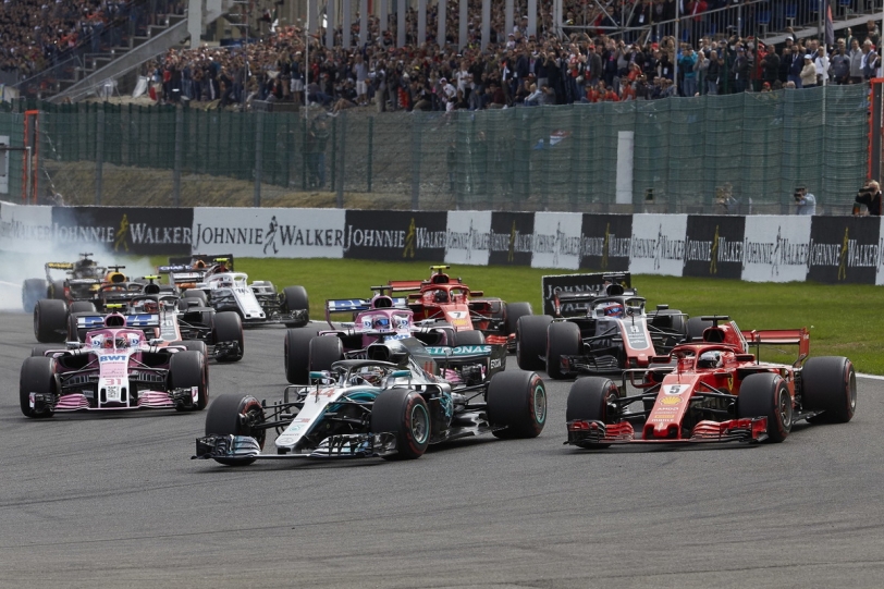 2018 F1下半季揭幕意外頻傳，銀箭車隊表現穩健二、四名作收