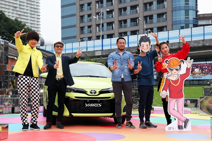 強勢席捲年輕人最愛的華山文創園區，Toyota「YARIS X 第一個夢想」藝術裝置開展！