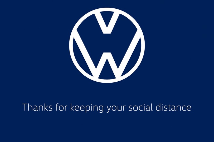 Volkswagen關心全球疫情 感謝您保持安全社交距離