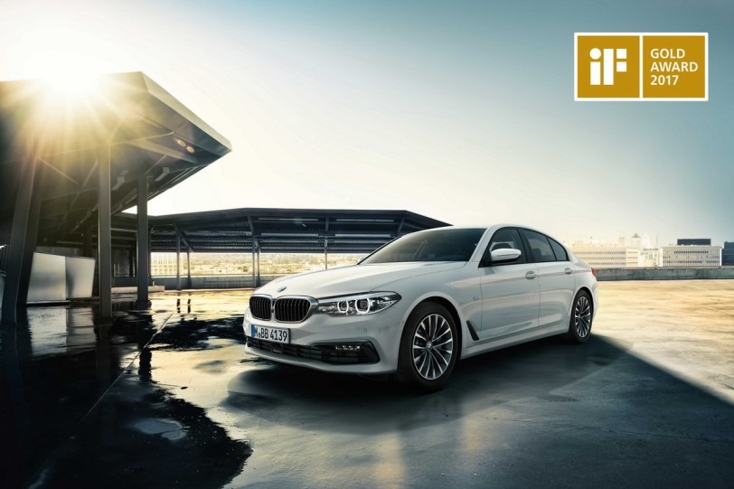 全新BMW大5系列獲頒設計界最高殊榮—「iF Gold Award 2017」產品設計金獎