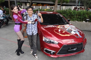 漫畫女主角現身開拓動漫祭，Lancer Hero in Speed痛車同步登場