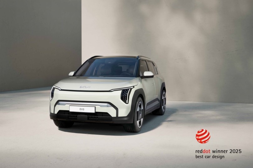 Kia EV3榮獲紅點「Best of the Best」最佳設計獎