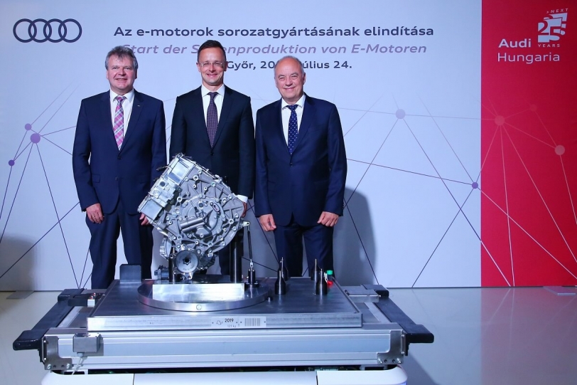 Audi匈牙利廠開始批量生產電動馬達 來準備迎接e-tron的上市