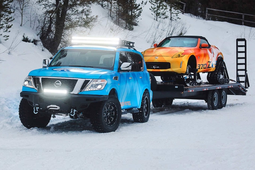 要開什麼車上山賞雪？Nissan 370Zki 與 Armada Snow Patrol 給你不一樣的「體驗」！