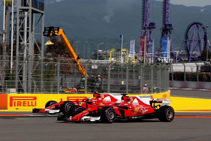 Ferrari持續發威,Formula 1俄羅斯站排位賽包辦第一排