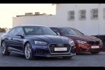 直線對決:Audi RS5 Coupe Vs. BMW M4 Competition Pack!