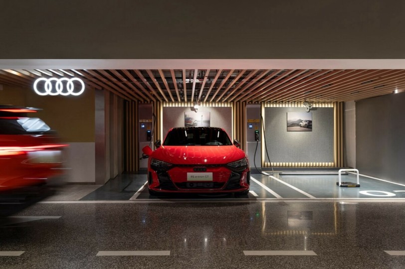 滿足高端電動車客戶的需求，Audi在中國大舉增設品牌專屬的充電站