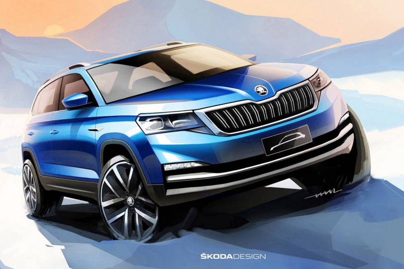 2018北京車展：中國限定款，Skoda Kamiq 入門 SUV 草圖曝光