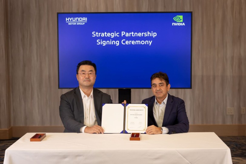Hyundai集團與NVIDIA合作加速開發面向未來出行的AI解決方案