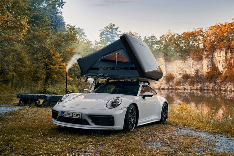 激情駕馭過後，零距離享受大自然！Porsche推出車頂帳篷